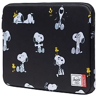 Herschel Supply Co. Peanuts Anchor 14" Laptop Sleeve - Snoopy / Woodstock Black
