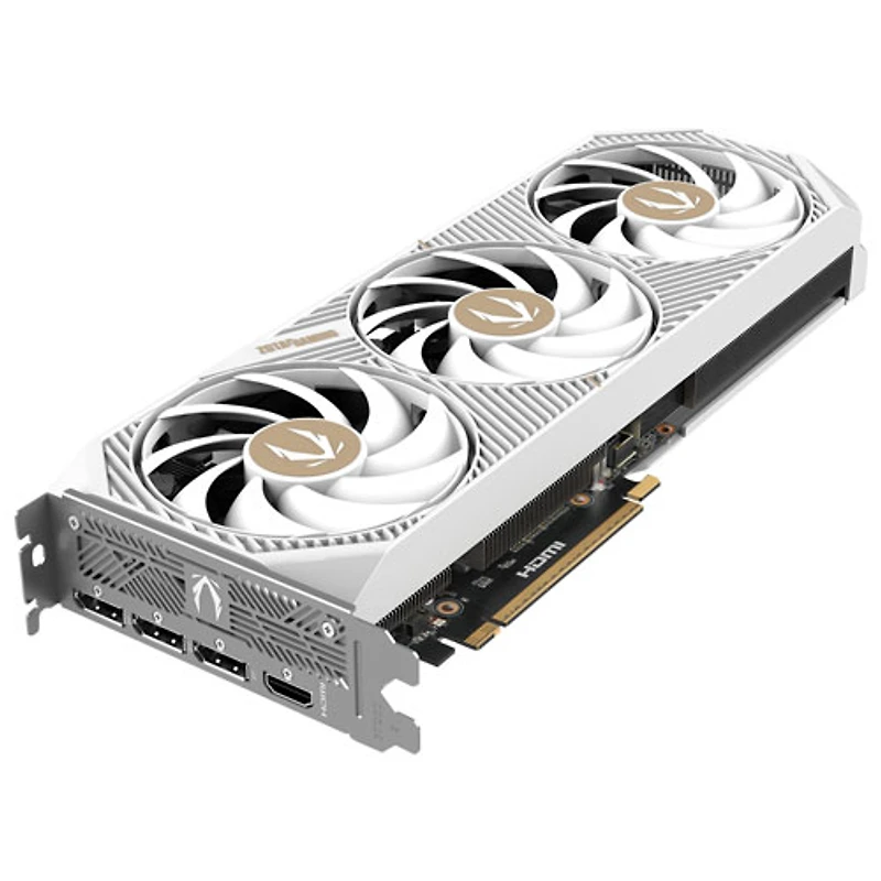 Carte graphique GeForce RTX 5070 AMP GDDR7 12 Go de ZOTAC Gaming AMP - Édition White