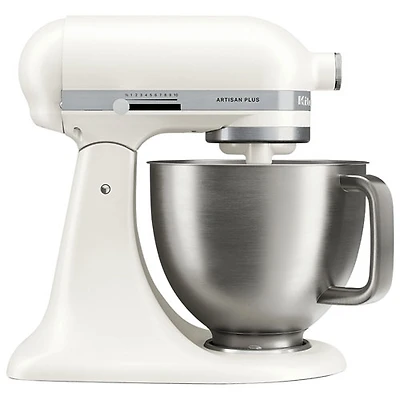 Batteur sur socle à tête inclinable Artisan Plus de KitchenAid - 5 pte - 350 W - Porcelaine