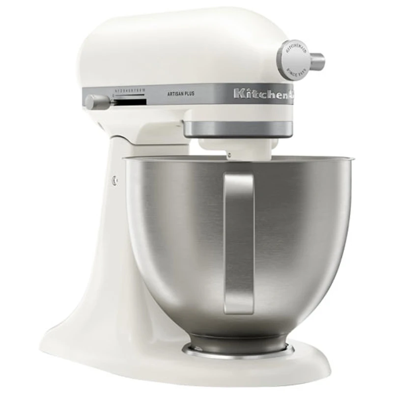 Batteur sur socle à tête inclinable Artisan Plus de KitchenAid - 5 pte - 350 W - Porcelaine