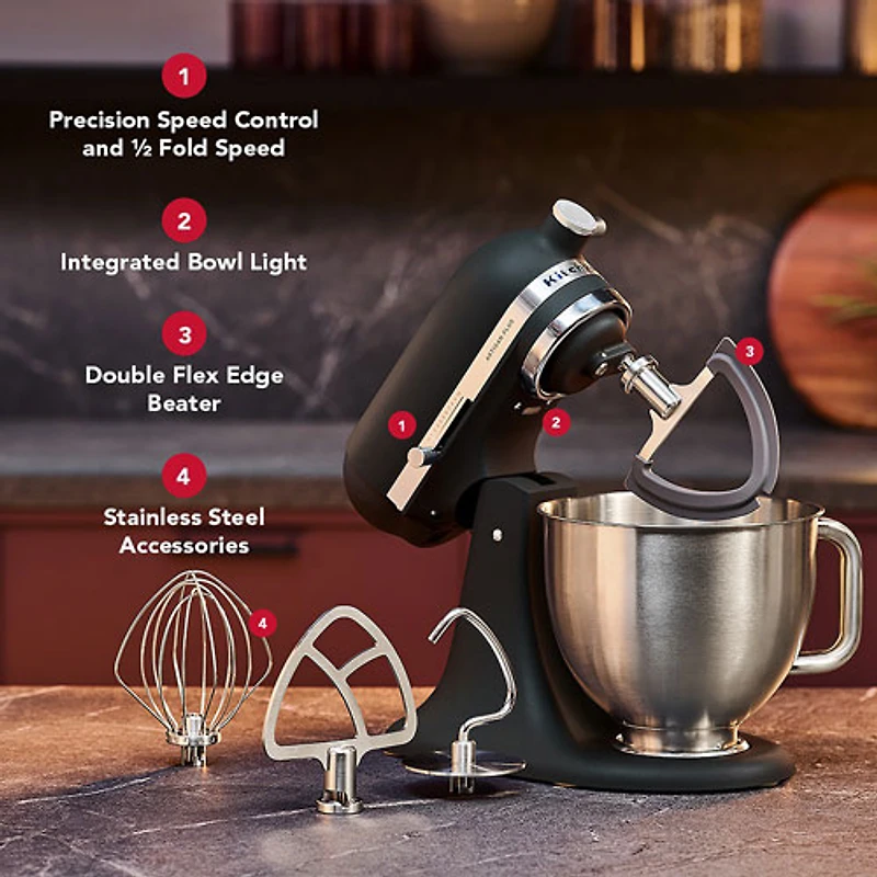 KitchenAid Artisan Plus Tilt-Head Stand Mixer - 5Qt - 350-Watt - Cast Iron