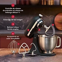 KitchenAid Artisan Plus Tilt-Head Stand Mixer - 5Qt - 350-Watt - Cast Iron