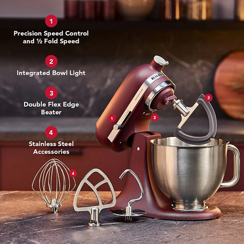 KitchenAid Artisan Plus Tilt-Head Stand Mixer - 5Qt - 350-Watt - Sun Dried Tomato