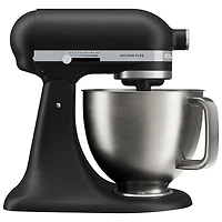 Batteur sur socle à tête inclinable Artisan Plus de KitchenAid - 5 pte - 350 W - Noir mat
