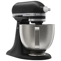 Batteur sur socle à tête inclinable Artisan Plus de KitchenAid - 5 pte - 350 W - Noir mat