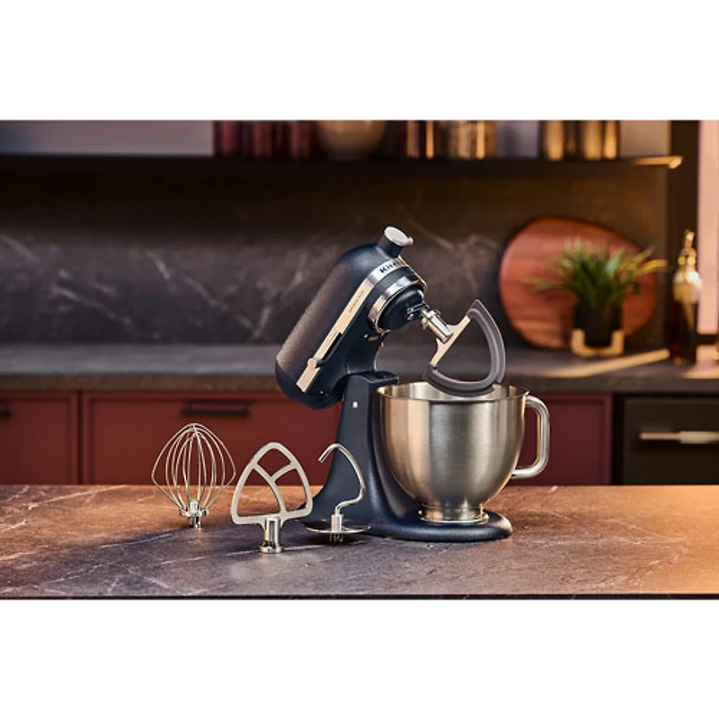 Batteur sur socle à tête inclinable Artisan Plus de KitchenAid - 5 pte - 350 W - Bleuet