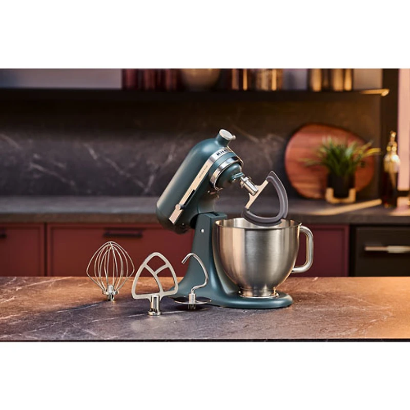 Batteur sur socle à tête inclinable Artisan Plus de KitchenAid - 5 pte - 350 W - Agave