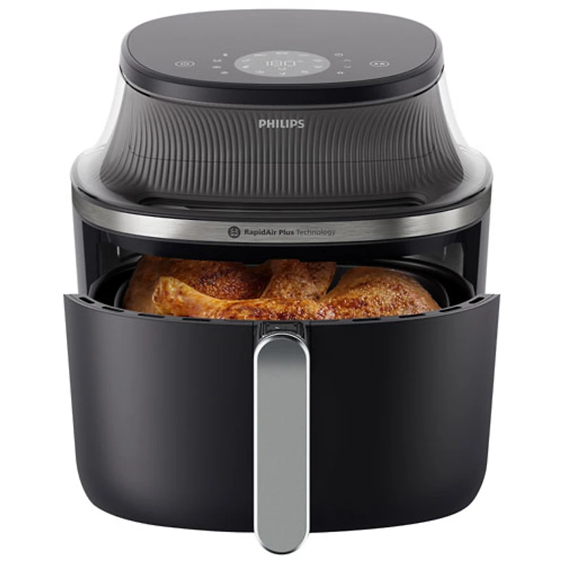 Philips 3000 Series Air Fryer with Window - 6.2L (6.5QT) - Black