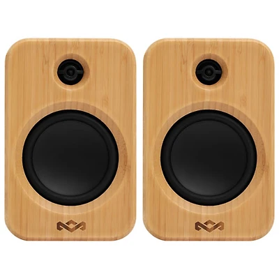 Haut-parleurs d'étagère sans fil Bluetooth Get Together Duo 2 de House of Marley - Noir