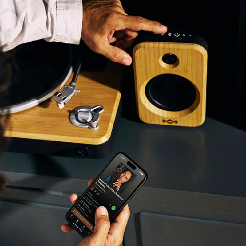 House Of Marley Get Together Duo 2 Bluetooth Wireless Bookshelf Speakers