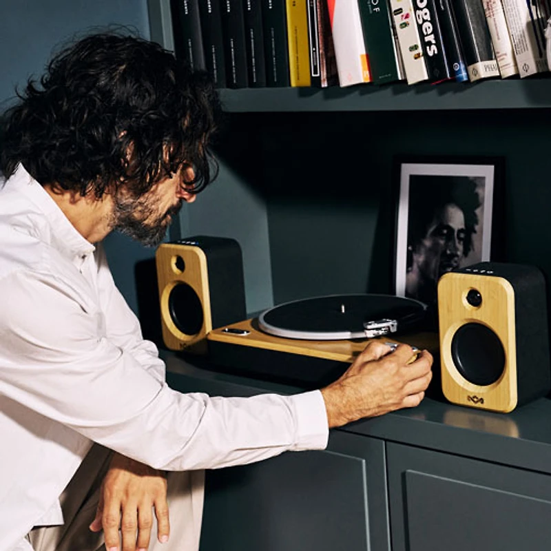 House Of Marley Get Together Duo 2 Bluetooth Wireless Bookshelf Speakers