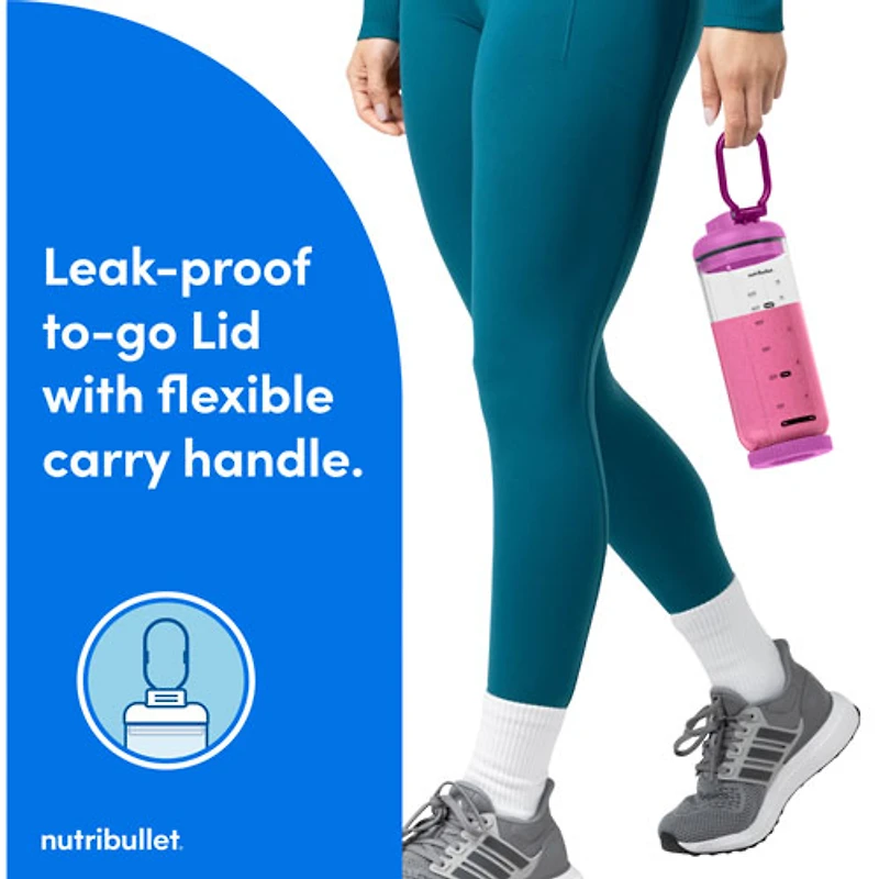 Nutribullet Flex 22oz Portable Blender - Orchid Purple