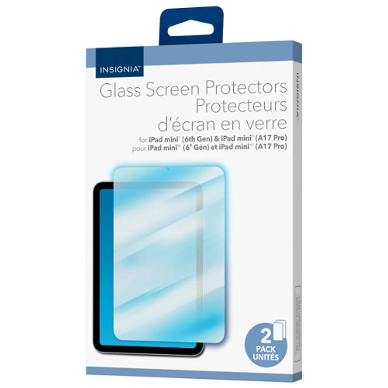 Insignia Glass Screen Protector for iPad Mini - 2 Pack - Only at Best Buy