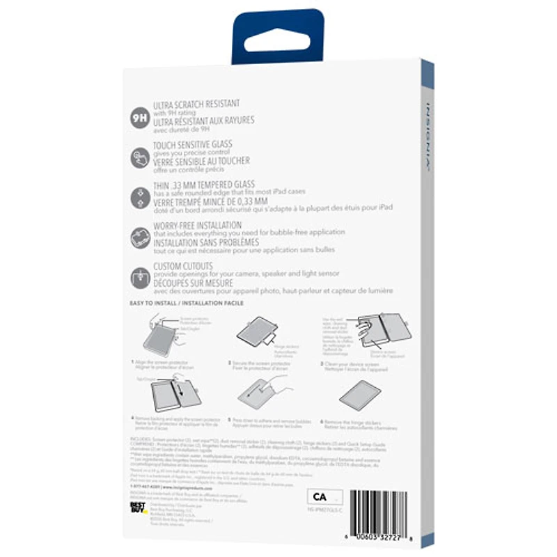 Insignia Glass Screen Protector for iPad Mini - 2 Pack - Only at Best Buy