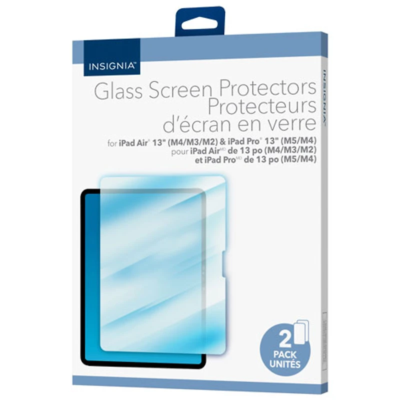 Insignia Glass Screen Protector for iPad Pro - 2 Pack - Only at Best Buy