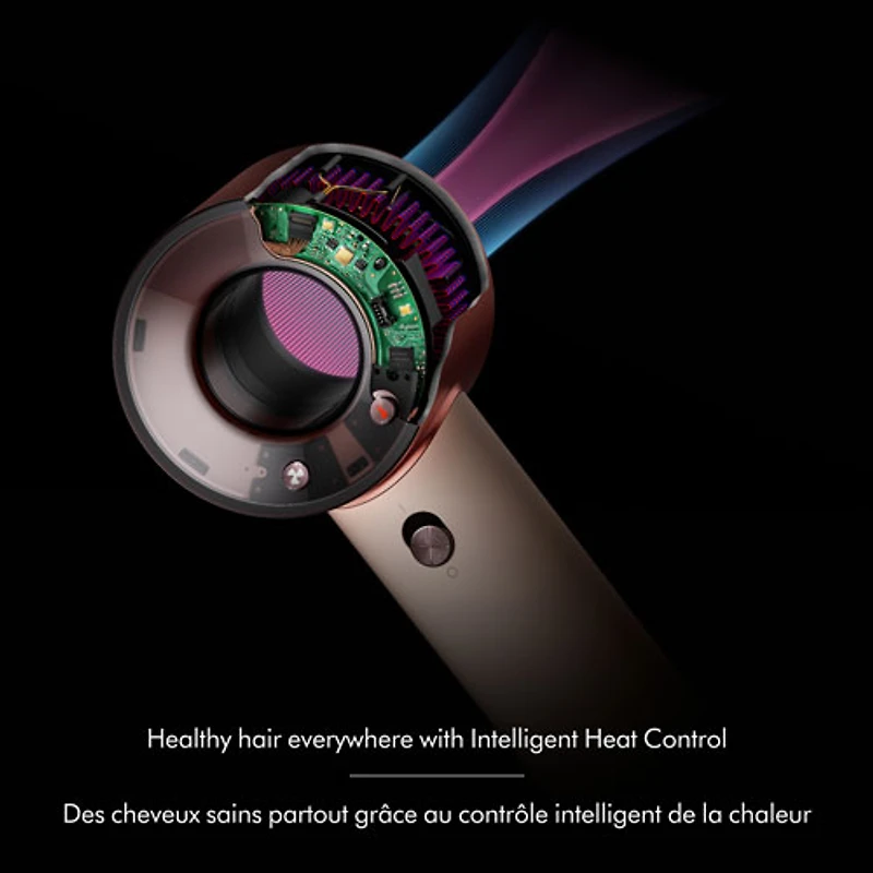 Sèche-cheveux de 1220W Supersonic Travel de Dyson - Rose céramique/Rose doré