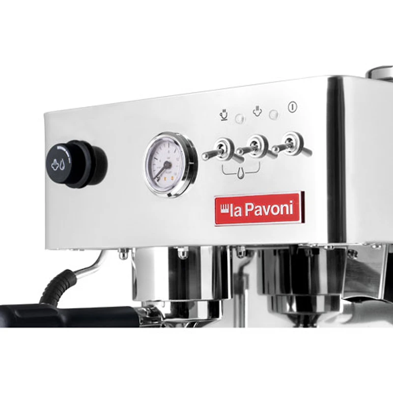 La Pavoni Pavoni Domus Bar Semi - Automatic Espresso Machine with Frother & Coffee Grinder