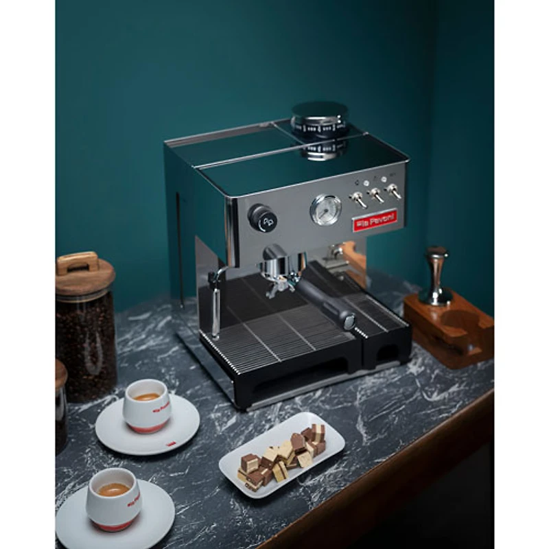 La Pavoni Pavoni Domus Bar Semi - Automatic Espresso Machine with Frother & Coffee Grinder