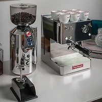 Machine à espresso manuelle en acier Casa Bar de La Pavoni avec moussoir - Acier inoxydable