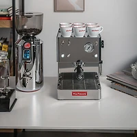 Machine à espresso manuelle en acier Casa Bar de La Pavoni avec moussoir - Acier inoxydable