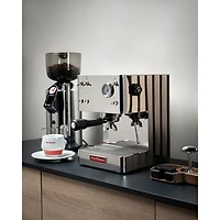 Machine à espresso manuelle en acier Casa Bar de La Pavoni avec moussoir - Acier inoxydable