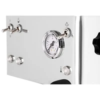 Machine à espresso manuelle en acier Casa Bar de La Pavoni avec moussoir - Acier inoxydable