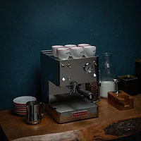 Machine à espresso manuelle en acier Casa Bar de La Pavoni avec moussoir - Acier inoxydable