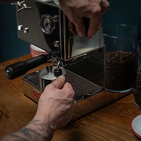 Machine à espresso manuelle en acier Casa Bar de La Pavoni avec moussoir - Acier inoxydable