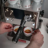 Machine à espresso manuelle en acier Casa Bar de La Pavoni avec moussoir - Acier inoxydable