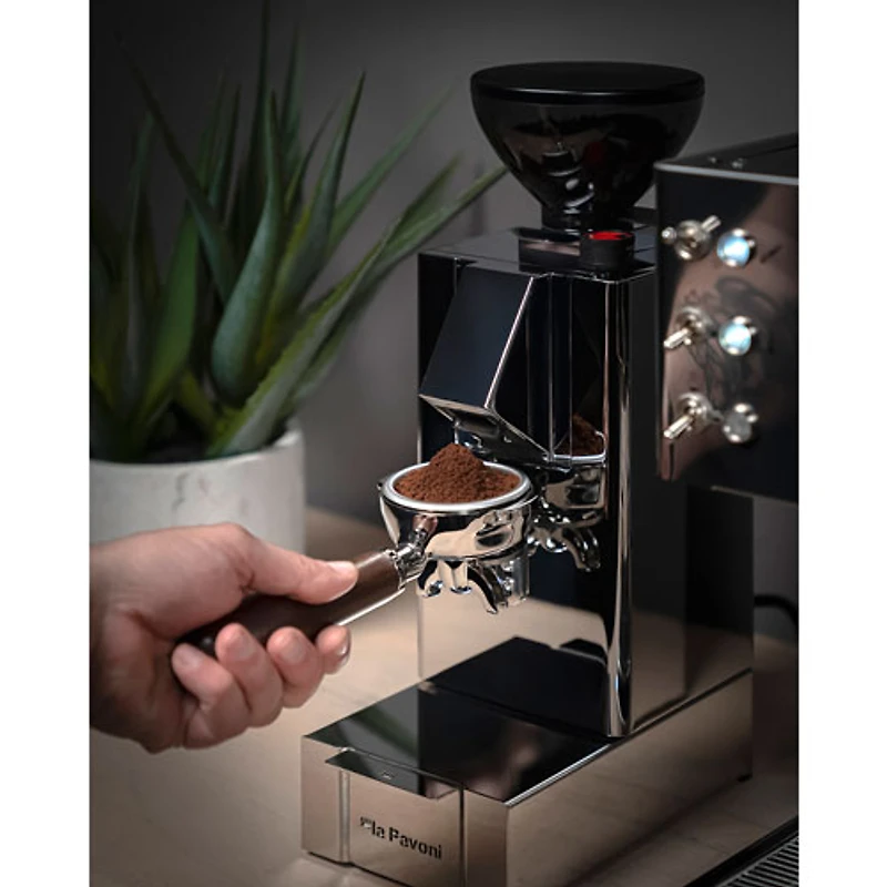 Moulin à café Kube de La Pavoni - Acier inoxydable