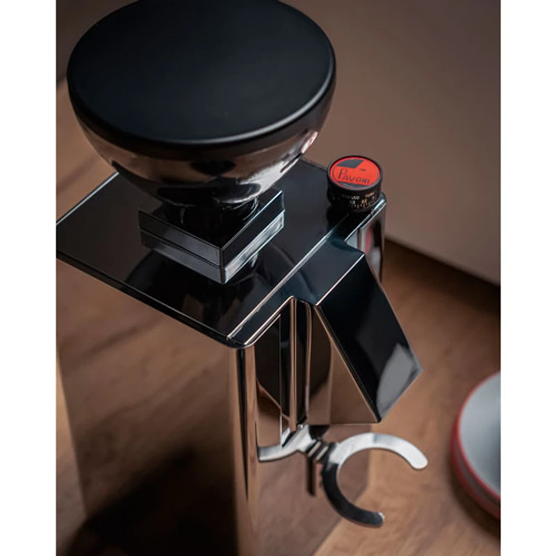 Moulin à café Kube de La Pavoni - Acier inoxydable