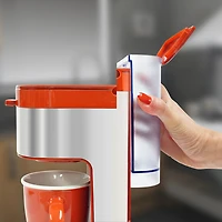 Cafetière à une tasse et tasse de voyage en acier inoxydable de Kenmore