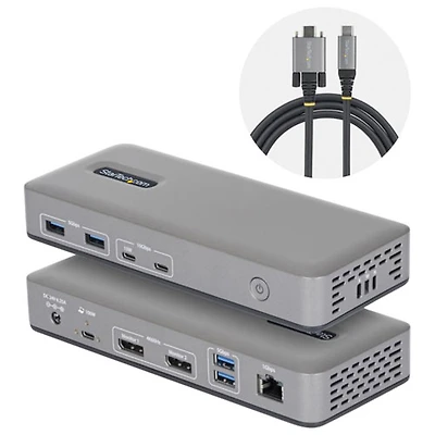 StarTech 20-in-1 4K Dual-Monitor USB-C Dock (201N-USBC-DOCK)