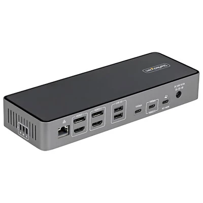 StarTech 4K Triple-Monitor USB-C Docking Station (DK30C2DPEPRN)