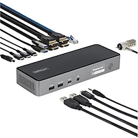 StarTech 4K Triple-Monitor USB-C Docking Station (DK30C2DPEPRN)
