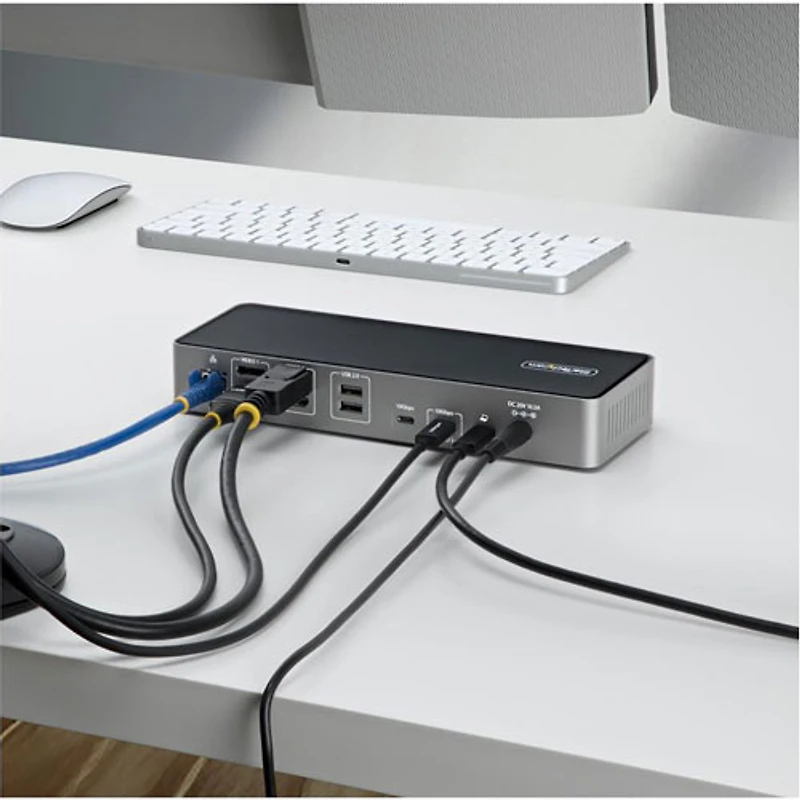 StarTech 4K Triple-Monitor USB-C Docking Station (DK30C2DPEPRN)