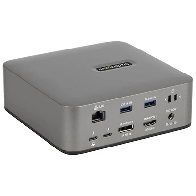 StarTech Multi-Display Thunderbolt 5 Docking Station with 140W Laptop Power Delivery (215N-TB5USB4DOCK)