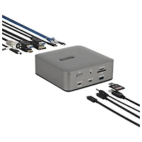 StarTech Multi-Display Thunderbolt 5 Docking Station with 140W Laptop Power Delivery (215N-TB5USB4DOCK)