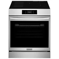 Open Box - Frigidaire Gallery 30" 6.2 Cu. Ft. Front Control Induction Range with Fan Convection & Stone-Baked Pizza (GCFI307CBF) - SS - Scratch & Dent
