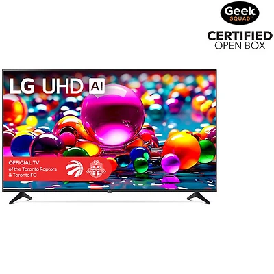 Boîte ouverte - Téléviseur intelligent DEL HDR UHD 4K UA7700 AI de 86 po de LG (86UA7700PUB) - 2025
