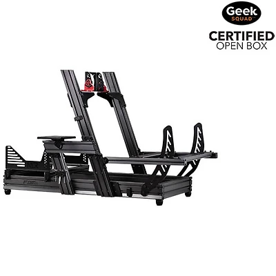 Boîte ouverte - Cockpit de simulation de course Formule et GT profilé en aluminium F-GT Elite de Next Level Racing - Support avant et latéral