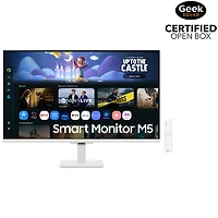 Open Box - Samsung 32" FHD 60Hz 4ms GTG VA LED Gaming Monitor (LS32FM501ENXZA) - White