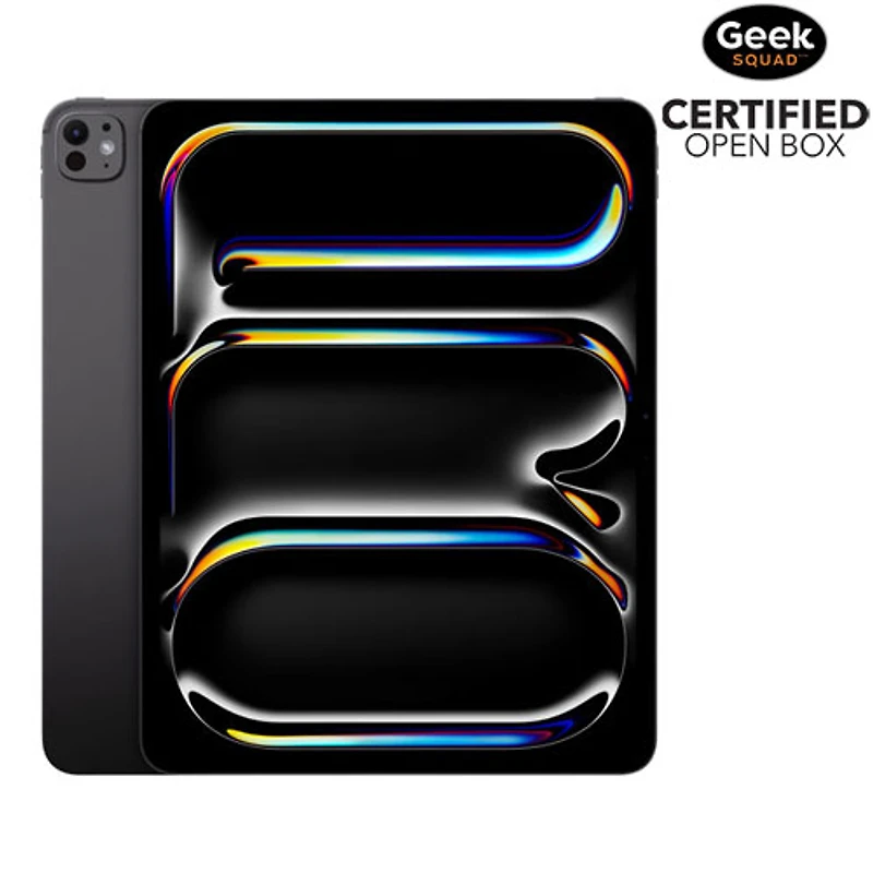 Boîte ouverte - iPad Pro M5 de 13 po 512 Go d'Apple avec Wi-Fi (8e génération) - Noir infini