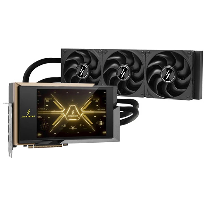 Carte graphique GeForce RTX 5090 Lightning GDDR7 de 32 Go de MSI