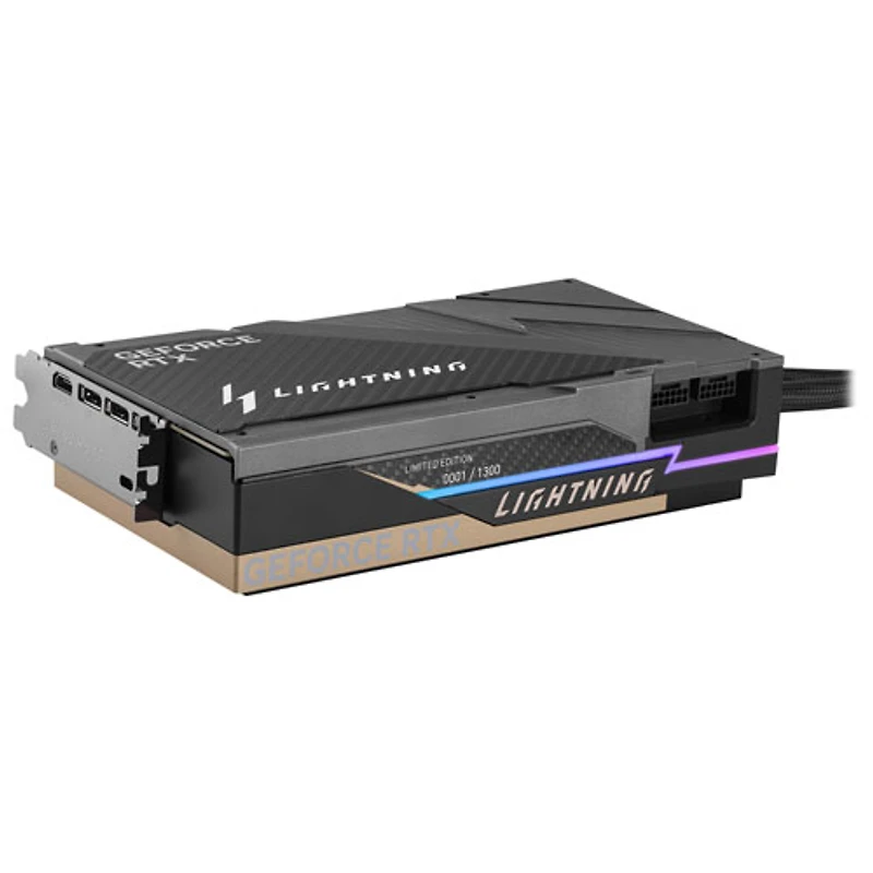 Carte graphique GeForce RTX 5090 Lightning GDDR7 de 32 Go de MSI