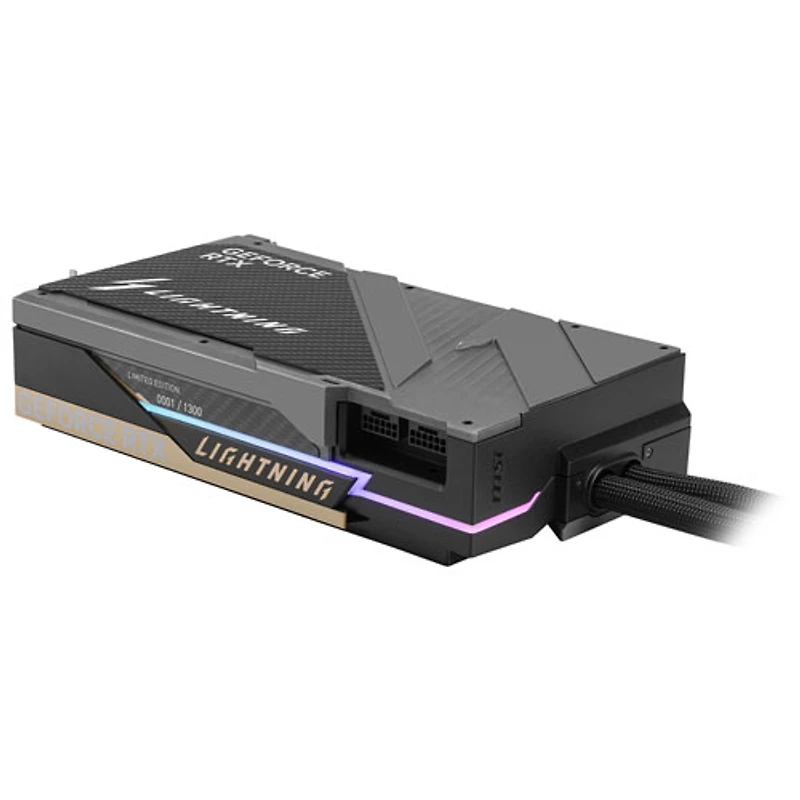 Carte graphique GeForce RTX 5090 Lightning GDDR7 de 32 Go de MSI