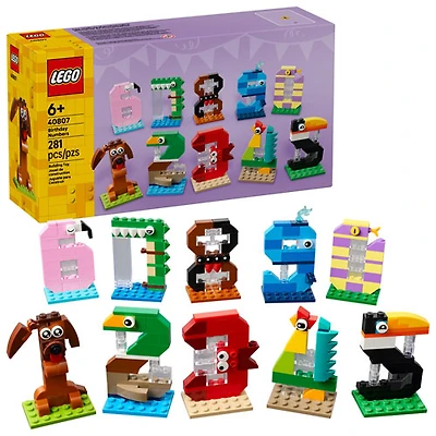 LEGO Iconic : Les chiffres d'anniversaire - 281 pièces (40807)