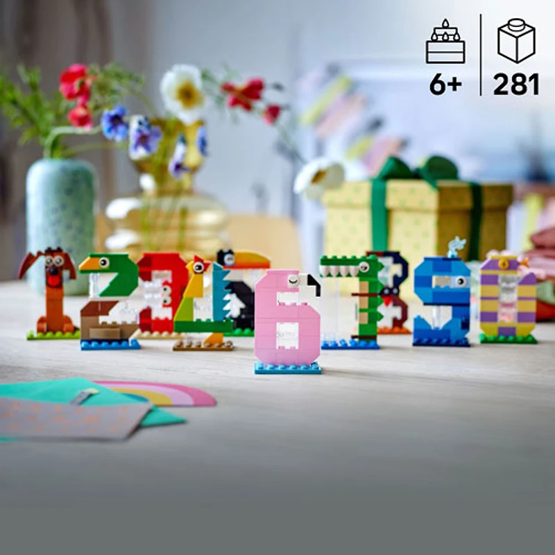 LEGO Iconic : Les chiffres d'anniversaire - 281 pièces (40807)