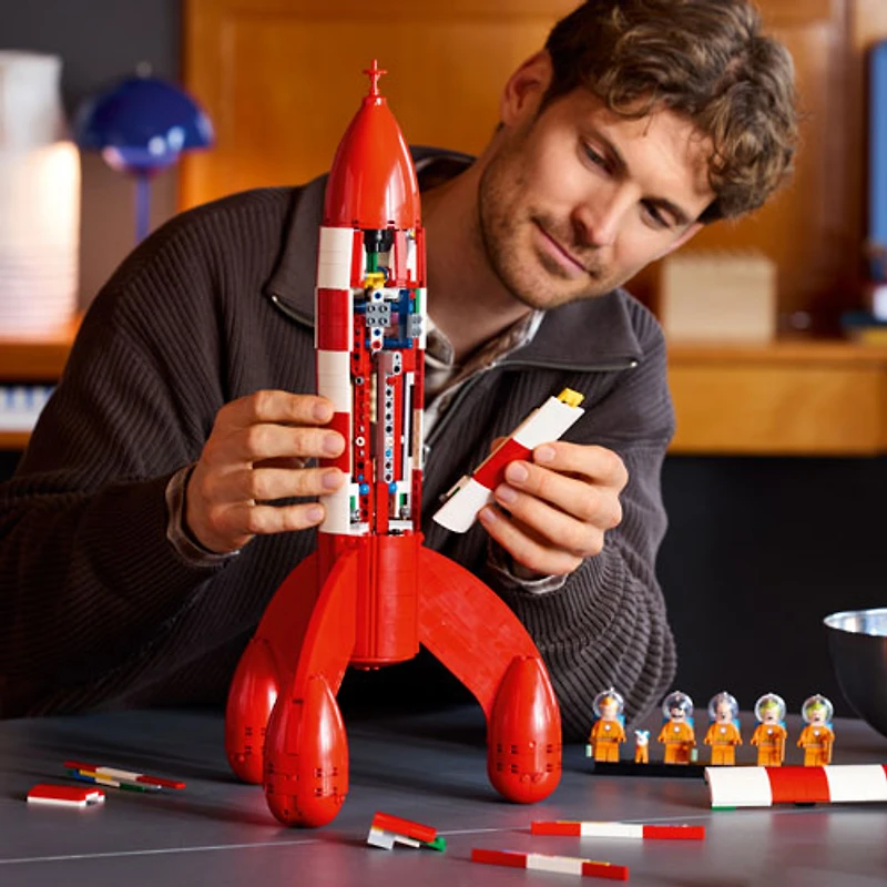 LEGO Ideas : La fusée de Tintin - 1283 pièces (21367)