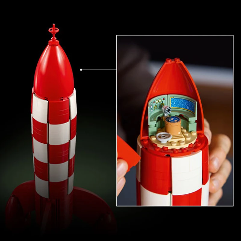 LEGO Ideas : La fusée de Tintin - 1283 pièces (21367)